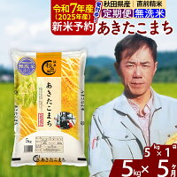 【ふるさと納税】※令和7年産 新米予約※《定期便5ヶ月》秋田県産 あきたこ...
